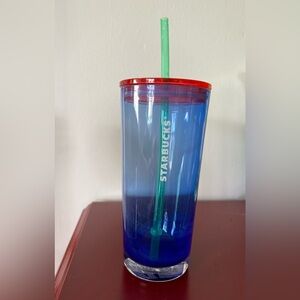 STARBUCKS GLASS TUMBLER!!!